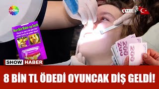 Diş protezi için 8 bin tl ödedi 50 tllik oyunca diş geldi [upl. by Aidahs]