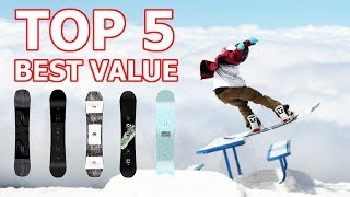 Top 5 Best Value Snowboards 2019 [upl. by Mikah]