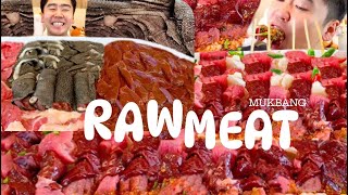 MUKBANG RAW MEAT BBQ COMPILATION ✨ [upl. by Iron]