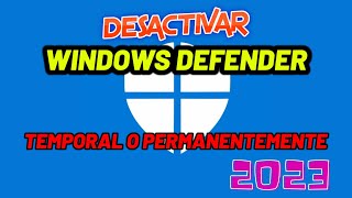 DESACTIVAR WINDOWS DEFENDER  TEMPORAL O PARA SIEMPRE  2024 [upl. by Enyawal]