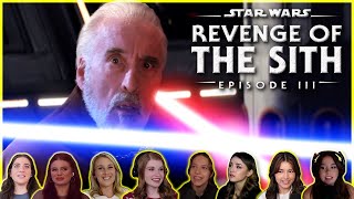 Reactors Reacting to ANAKIN BEHEADS COUNT DOOKU  Star Wars Episode III – Revenge of the Sith [upl. by Eenttirb536]