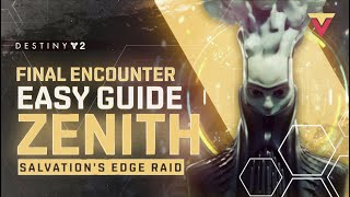 Zenith Final Encounter Guide  How To Beat the Witness in Salvations Edge [upl. by Farrar649]