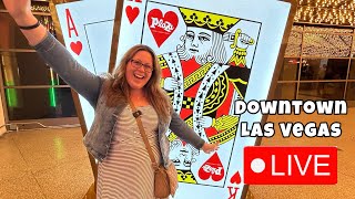 Playing Slots LIVE from Downtown Las Vegas [upl. by Mehta]