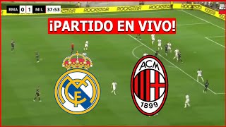 🔴 REAL MADRID vs MILAN EN VIVO 🔴 JUEGA MBAPPE CHAMPIONS LEAGUE 🏆 [upl. by Osugi]