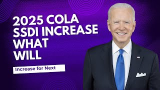 2025 COLA SSDI Increase What Will be your disability payment increase for next year [upl. by Acisse]