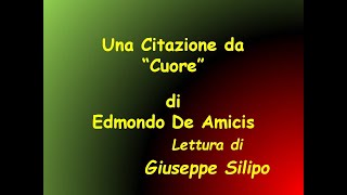 Citazione da quotCuorequot Edmondo De Amicis [upl. by Kuehn]