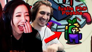 NEW AMONG US UPDATE XQC TOLD SYKKUNO TO SHUT UP ft Valkyrae CORPSE Ludwig [upl. by Suirada]