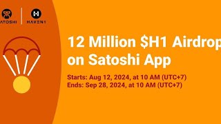 How to farm Haven1 on Satoshi App [upl. by Elmo]