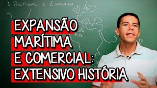 Expansão Marítima e Comercial Ibérica  Extensivo História  Descomplica [upl. by Maclaine597]