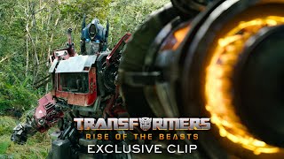 Transformers Rise of the Beasts  quotPrime Meets Primalquot Clip 2023 Movie [upl. by Elleunamme]