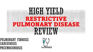 Restrictive Pulmonary Diseases Review  Mnemonics And Proven Ways To Memorize for the PANCE PANRE [upl. by Anifad]