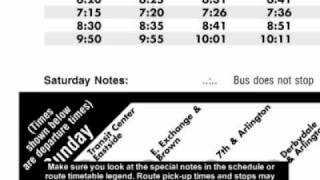 How to Read METRO Bus Schedules [upl. by Iroak]