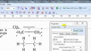 hydrocarbons chemsketch basics [upl. by Garik414]