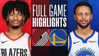 TRAIL BLAZERS at WARRIORS  FULL GAME HIGHLIGHTS  December 6 2023 [upl. by Grady]