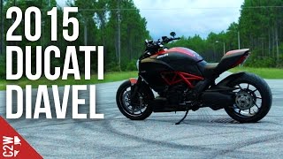 2015 Carbon Ducati Diavel  First Ride [upl. by Phelan]