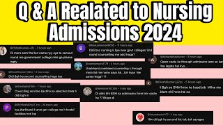 Related to Nursing Admission process 2024  2nd counselling kb hoga  BGH mein admission 2024 [upl. by Ekusoyr]