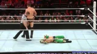 WWE Kalisto vs The miz raw 1252016 [upl. by Noryt]