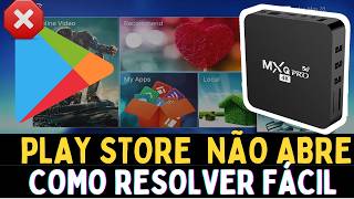 COMO ATIVAR PLAY STORE NA TV BOX MXQ PRO 4K  2024 [upl. by Ennaegroeg]