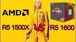 Ryzen R5 1500x VS Ryzen R5 1600 GTX 1080 [upl. by Zsuedat199]