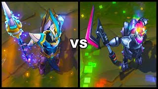 Lancer Zero Hecarim vs Arcade Hecarim Exclusive vs Epic Skins Comparison League of Legends [upl. by Lebar]