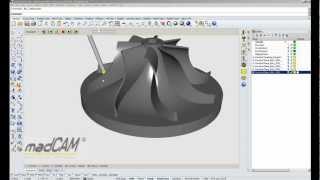 madCAM Simultaneous 5axis Planar finishingmp4 [upl. by Chaves290]