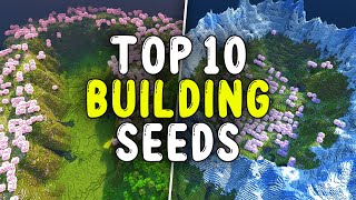 10 BEST SEEDS For BUILDING In Minecraft 121 [upl. by Eicats888]