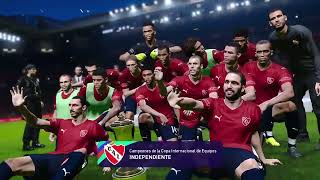 Copa Internacional final  Independiente 4 vs Madrid Rosas 1  eFootball PES 2021 Dif Leyenda [upl. by Hedvah]