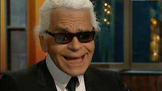 LAGERFELD bei BECKMANN Interview 2004 73 Min [upl. by Deeyn]