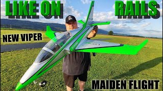 NEW HKing Viper 64 EDF Jet plane 6S power 1000mm MAIDEN FLIGHT [upl. by Lundell736]