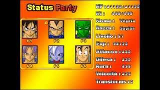 Dragon Ball Ultimate Showdown  Story Mode Menù  Free PC Game  RPG MAKER 2003 [upl. by Zetnauq]