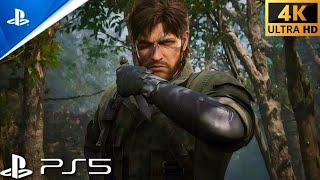 Metal Gear Solid Delta Snake Eater New Exclusive Gameplay PS5 4K [upl. by Atirehgram]