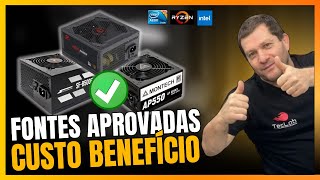 ✅FONTES CUSTO BENEFÍCIO EM 2024 APROVADAS PELO TECLAB PARA SEU KIT XEON RYZEN OU INTEL CORE [upl. by Asus829]