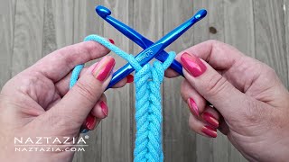 How to Crochet Cords with 2 Hooks DIY Tutorial [upl. by Danny153]