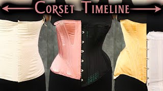 100 Years of Corset History How 8 Corsets affect the same body [upl. by Anirak]