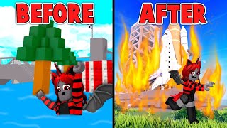 NATURAL DISASTER UPGRADE  Disaster Island Survival  Roblox [upl. by Gamber]