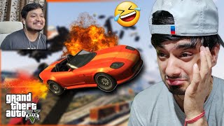 Getting Bullied in GTA 5 EXTREME CAR RACE 😔 [upl. by Ahsiemal]