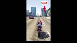 GTA 5 Crazy Ragdolls Red Spiderman VS Gorilla GTA 5 Euphoria Physics Funny Moments amp Fails shorts [upl. by Ikcin899]