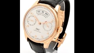 IWC Portugieser Jahreskalender Ref IW503504 7795 [upl. by Urbai]