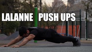 LALANNE PUSH UPS  HAZLO DE ESTA MANERA Calistenia  FLEXIONES LALANNE [upl. by Ardnikal]