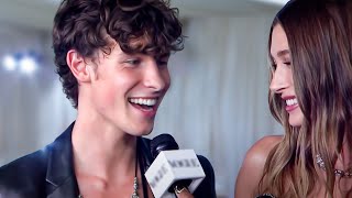 Shawn Mendes Awkward Encounter With Hailey Bieber At Met Gala [upl. by Lejeune]