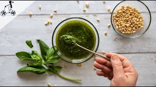 How To Make The Authentic Genovese Pesto Sauce [upl. by Hcelemile295]