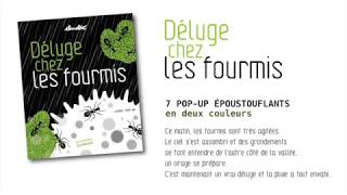 Déluge chez les fourmis  ElmoDie  Livre popup [upl. by Ihdin]