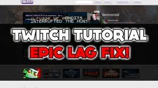 Twitch BEST Lag Fix Tutorial Livestreamer amp VLC [upl. by Ahidam785]