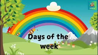 Days of the week  Days of week  7 days in a week  days of the week vocabulary [upl. by Miguel]