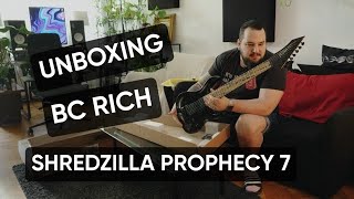 Bc Rich Shredzilla 7 Prophecy with EverTune UNBOXING [upl. by Worra997]