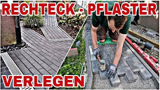 So verlegt man  Pflastersteine auf Splitt  Das Werkzeug 🛠️ brauchst du  Gartenweg bauen [upl. by Nylrem]