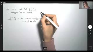 Linear Algebra HW 23 Q55 Find x such that matrix is nonsingular [upl. by Nawuj]