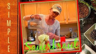 How To Make Sauerkraut At Home In A Jar amp Bucket  Easy Recipe  Fresh Raw Fermented [upl. by Sorcha]