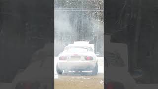 V8 Miata Burnout Attempt fail [upl. by Sinnal]