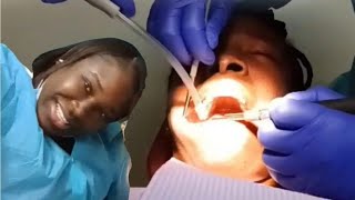 WORK VLOG DENTAL HYGIENIST STUDENT [upl. by Surbeck447]